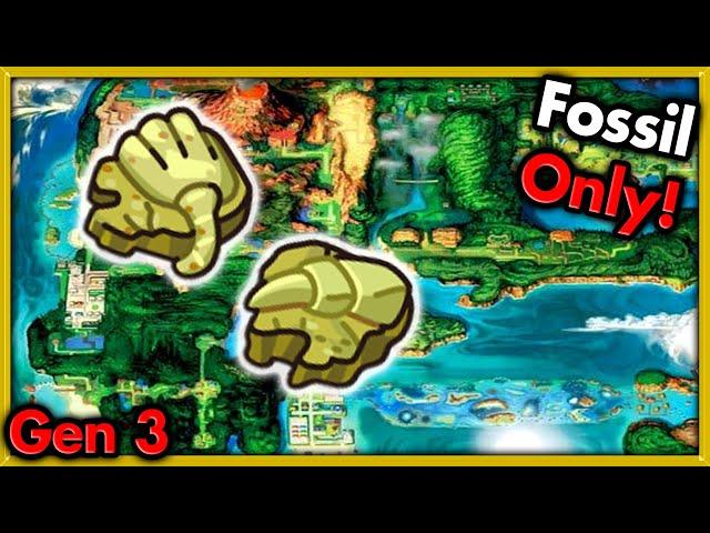 Can I Beat Pokemon Emerald with ONLY Fossil Pokemon?  Pokemon Challenges ► NO ITEMS IN BATTLE