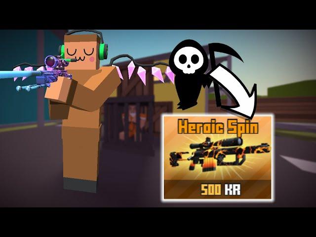 Every Time I Die, I Do a Heroic Spin in Krunker! I GOT A CONTRABAND! (Clan Wars Nuke Gameplay)