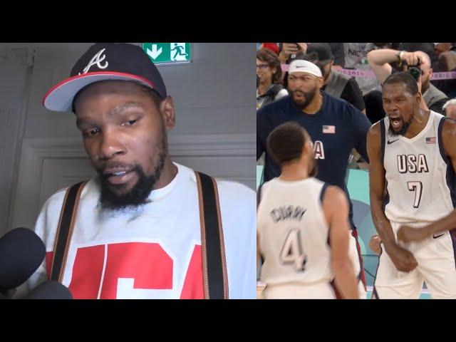 Kevin Durant reacts to Steph Curry masterclass and Team USA win vs Serbia