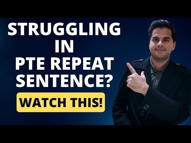 PTE Repeat Sentence Tips | Scoring Explained | Tips For Getting a Full Score