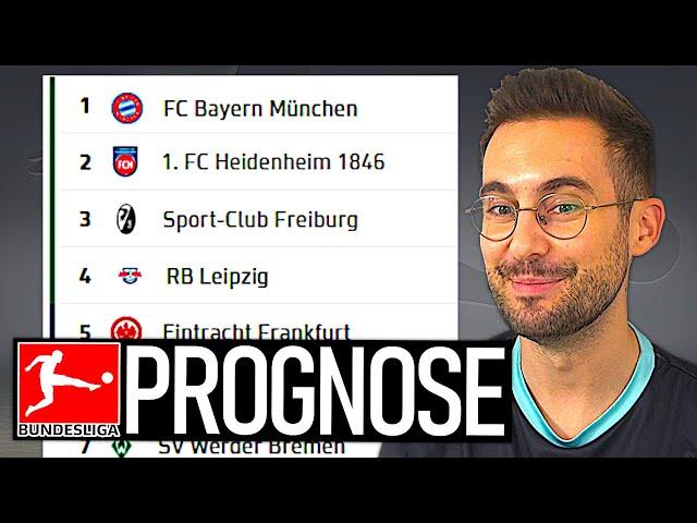 MEINE BUNDESLIGA PROGNOSE 23/24 !!! 