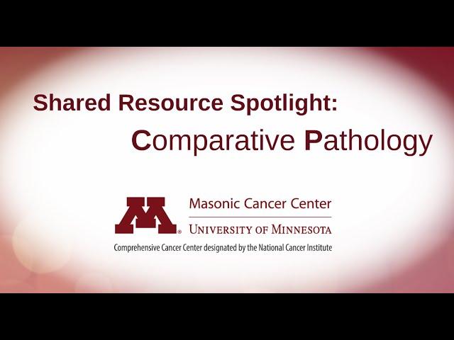 Shared Resource Spotlights - Comparative Pathology