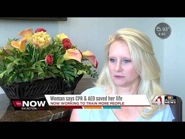 Woman says CPR & AED saved her life