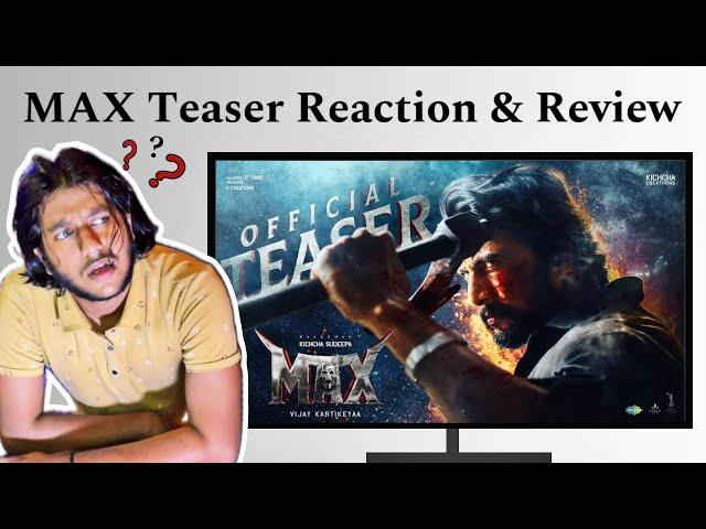 MAX - Official Teaser | Baadshah Kichcha Sudeep | Vijay Kartikeyaa | B AjaneeshLoknath