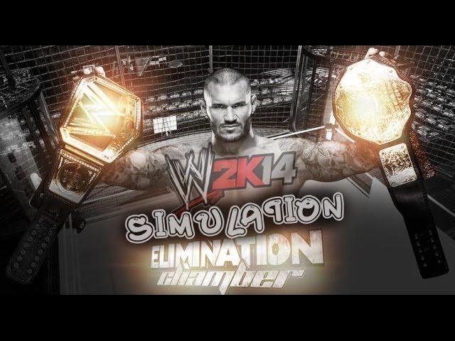 WWE Elimination Chamber 2014 WWE 2K14 Simulation