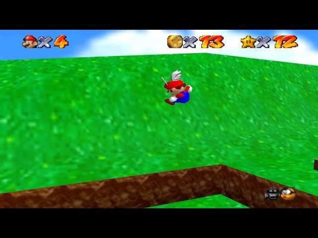 Super Mario 64 Walkthrough - Course 1 - Bomb Omb Battlefield