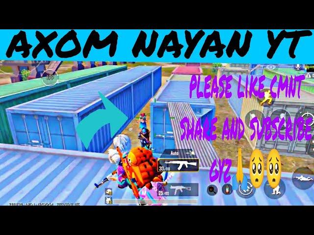 BGMI gameplay match with chicken dinner video [ AXOM NAYAN YT ] || BGMI game ||