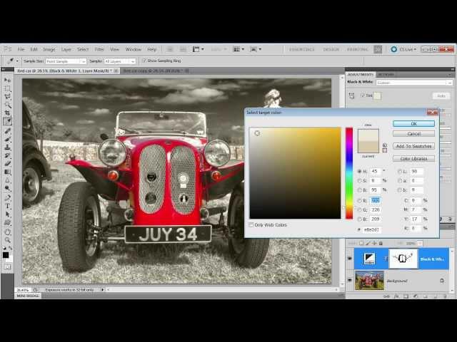 Using Color Range in Photoshop