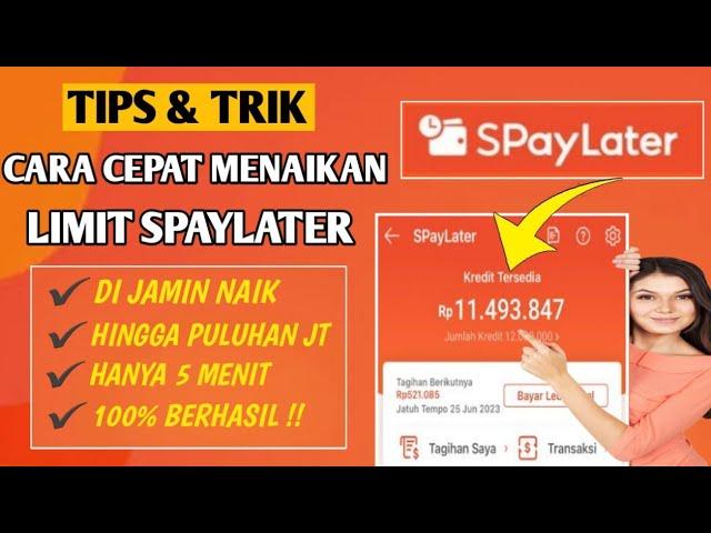 Cara Cepat Menaikan Limit Shopee Paylater Hingga Puluhan Juta | Cara Menaikan Limit Spaylater 2024