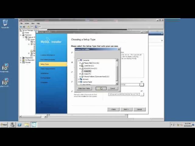 How to setup mysql,php,iis on windows server 2008 R2 clustering