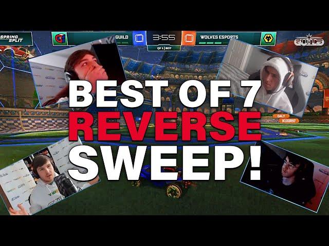 GREGAN'S MOST INSPIRED PEP TALK YET? REVERSE SWEEP VS WOLVES | GUILD ROCKET LEAGUE