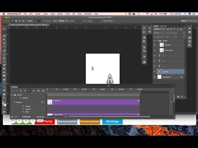 PS Animation How to animate in timeline view vs frame by frame