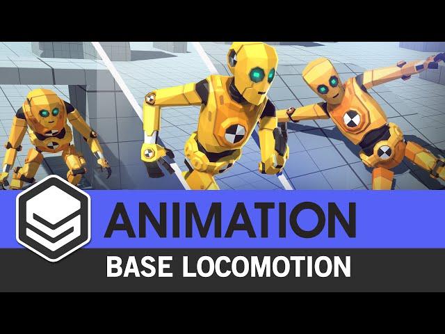 ANIMATION Base Locomotion - (Trailer) 3D Low Poly Art for Games by #syntystudios