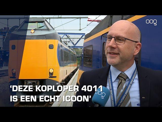 De NS Koploper 4011 neemt afscheid: Groningen zwaait het treinstel voor de laatste keer uit