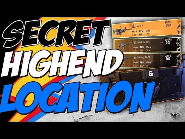 The Division 2  SECRET HIGH END LOOT LOCATIONS - Weapons and Gear