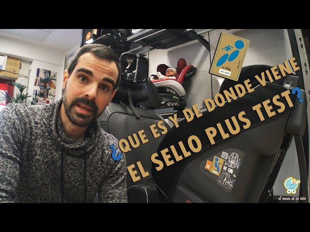 Sello PLUS TEST Sueco / sillas de coche