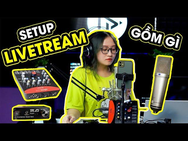 Bộ Livestream Bigo Tiktok gồm những gì Cách setup | LÂM PHÁT studio