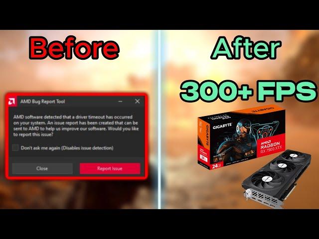 How to fix AMD Driver Timeouts on RX 7900XT/XTX