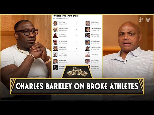 Charles Barkley Talks 80% of Professional Athletes Going Broke | CLUB SHAY SHAY