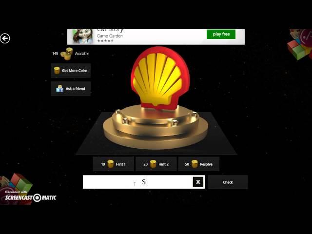 3D Logo Quiz Gameplay