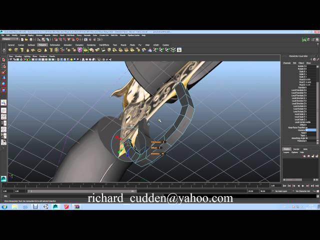 Maya 2013 Western Pistol Barrel Pt2