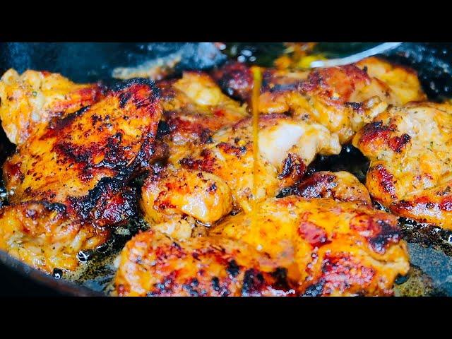 The SECRET To Juicy Chicken Thighs Every time | Sweet And Spicy Chicken Recipe