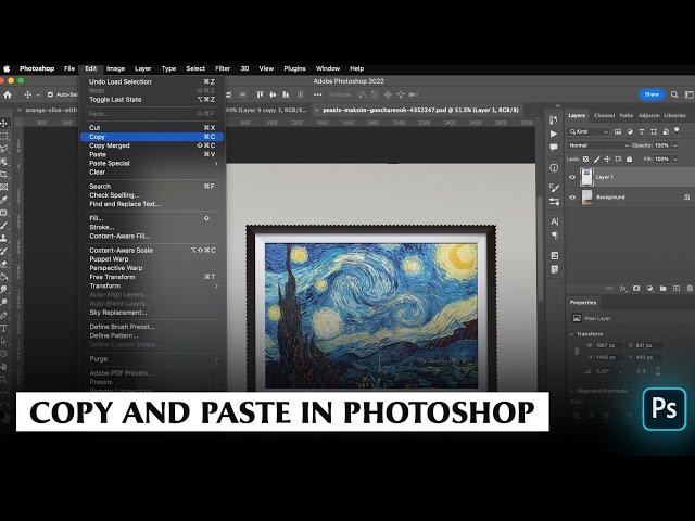 How To Copy And Paste In Photoshop (2024)