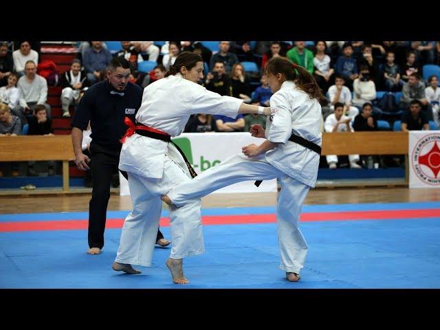 Emma Markwell vs Alina Polishchuk / Эмма Марквелл vs Алина Полищук. Kyokushin Profi 2019