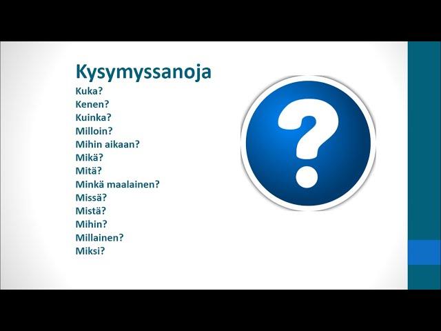 Kysymyssanoja