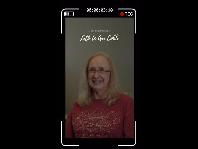 Talk to Calligraphers 2023: Ann Cobb