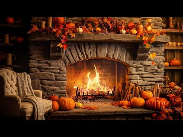 Fall asleep immediately with the sound of a warm fireplace - The sound of a crackling fire