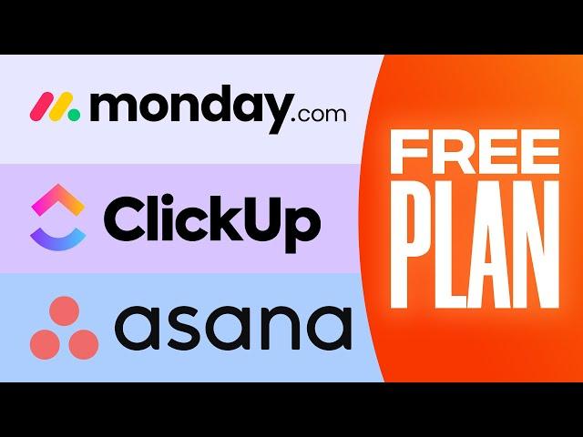 Monday.com vs ClickUp vs Asana (Free Plans) - The Best Comparison!