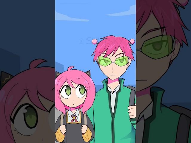 Anya meets Saiki (Spy x Family)