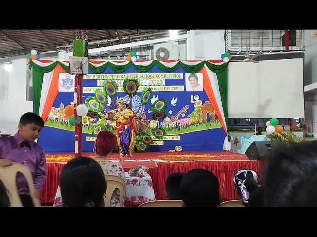 Theme dance on two Indians festivals, || garba, radhe krishna song ||