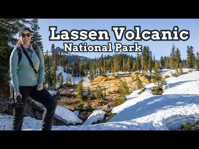 Exploring Lassen Volcanic National Park In Spring: Snow, Sulfur, And Stunning Views! NP 15/65