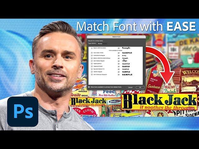 How to Find and Match Fonts Easily in Photoshop | Adobe Photoshop