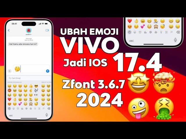 Ubah Emoji VIVO Jadi iPhone 2024 [Cara Menggunakan Zfont 3.6.7]