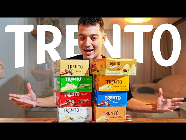 PROVEI TODOS OS SABORES DE TRENTO (melhor chocolate brasileiro?)