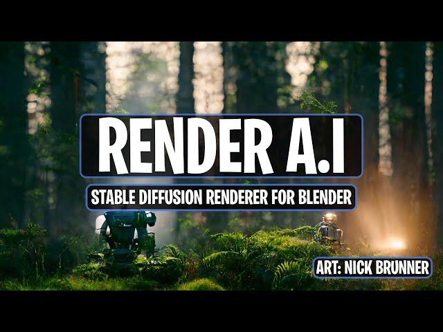 A.I Render  - New Blender A.I Render Tool For All