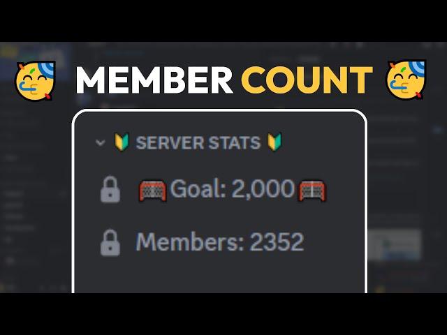 How To Setup Member Count Bot on Discord (2024)