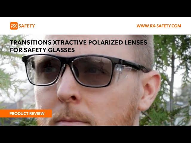 Transitions XTRActive Polarized Lenses for Safety Glasses | RX Safety