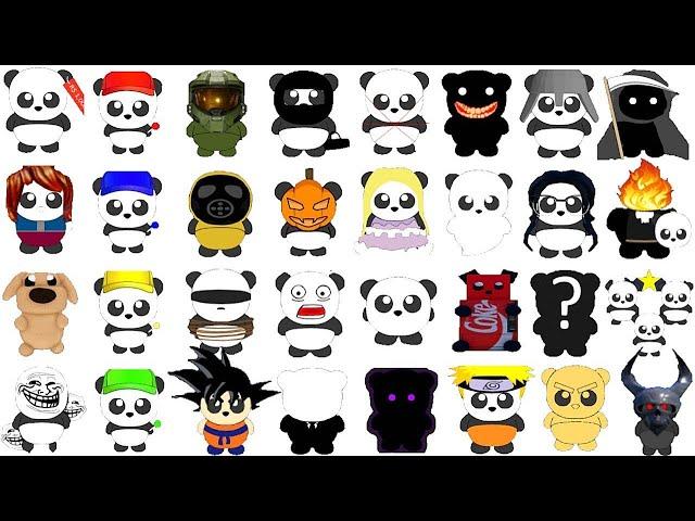 FIND the PANDAS *How to get ALL 32 NEW Pandas and Badges* Roblox