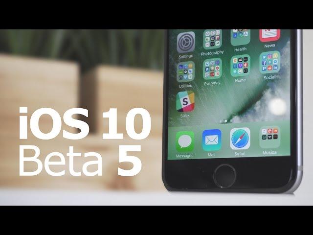 iOS 10 Beta 5: The 5 Biggest Changes!