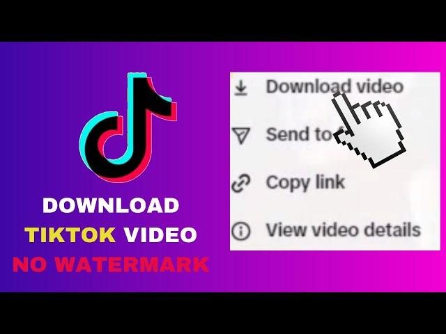 How To Download TikTok Video Without Watermark On PC