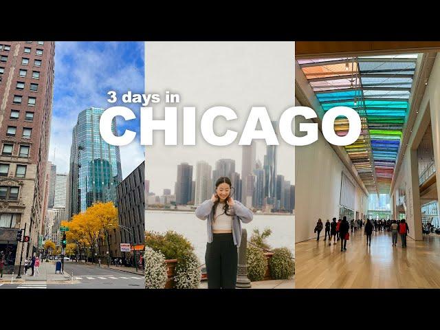 CHICAGO TRAVEL VLOG | best places to eat and visit, exploring the city with my friends 🫶