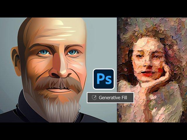 This TRICK Makes ART for You... Photoshop Generative Fill!