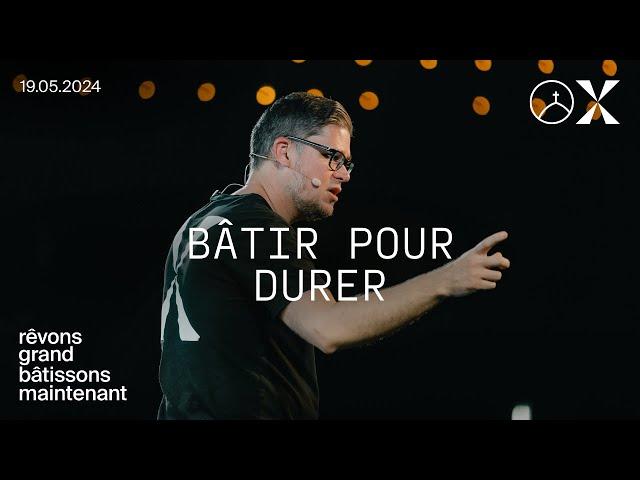 Bâtir pour durer | David Pothier