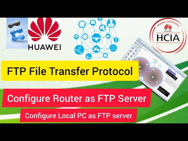 How to Configure FTP | What is FTP File Transfer Protocol eNSP Huawei | configure FTP Server