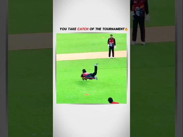 The Best Flying Catch Of ECL  #fukrainsaan #shorts #eclcricket #abhishekmalhan #cricket #catch