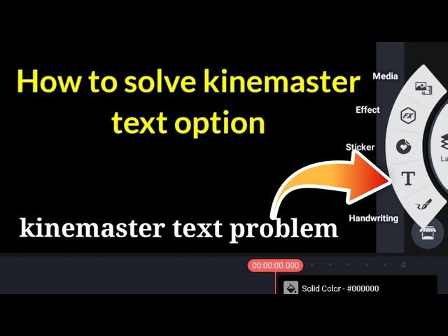 how to solve kinemaster text problem Kinemaster auto back  - how to fix kinemaster text auto back